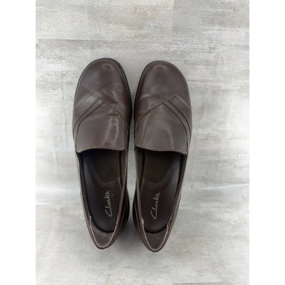 Clarks brown leather